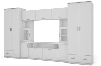 e-Meblast Wohnwand Tajga 210x53cm Modern Schrankwand Vitrinen Hängeschrank | Anbauwand, Wohnzimmer, Modern Schrankwand, Vitrinen, Hängeschrank