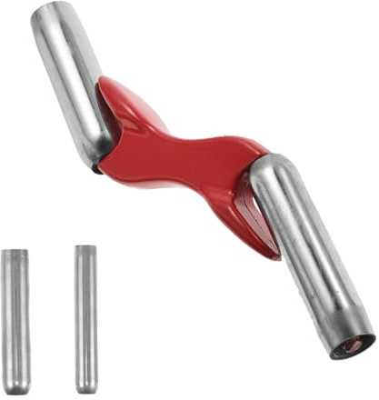Outil de Pointage pour Joints de Briques en Acier au Carbone, Rouge | Jeu Tête Remplaçable 1/2, Usage Professionnel sur Chantiers Industriels, Repointage et Restauration