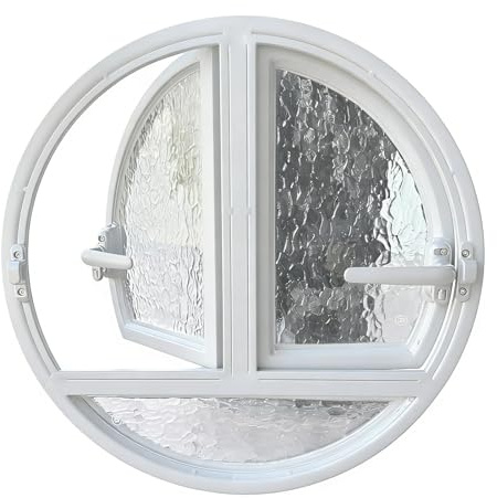 Fenêtre battante avec verre trempé et ventilation double ouverture pour l'intérieur et l'extérieur