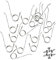 Spares2go Metal Rake Tines for Flymo Compact 340 3400 Lawnrake (Pack of 84)