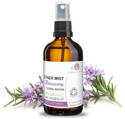 Rosmarinwasser Gesichtswasser Haar Spray 100 ml Haarausfall Haarwachstum Haarwasser Naturkosmetik Rosmarin Haartonikum Wurzel Verstärker Pflegendes Kopfhaut Spray mit Rosmarin ätherischen Ölen