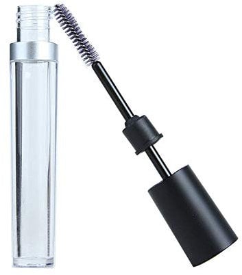 Xiton 1PC 10ML Empty Mascara Tube With Eyelash Wand Eyelash Growth Oil Container Reusable Empty Bottle Tube Container For Home And Travel(Black)