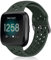 Runostrich Sport Strap Compatible with Fitbit Versa 2/Fitbit Versa/Versa Lite/SE, Soft Silicone Band Replacement Breathable Wristband Accessories for Smart Fitness Watch for Women Men (Dark Olive)