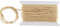 WedDecor Nylon String Trim Cord 1.2mm Paracord Satin Braided Twisted Synthetic Rattail Cords for Chinese knot Beading Jewellery making Macrame, Cream, 10 meters