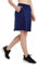 Westkun Damen Sportrock Damen mit Hose Sommersport Hoher Taille Hosenrock Skort Knielang für Laufen Tennis Golf Dunkelblau L