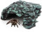 DQITJ Spinnen-Versteck, Skorpion-Terrarium-Landschaft, Tausendfüßer, Versteck Höhle, kleines Schildkrötenloch aus braunem, hochwertigem Kunstharz