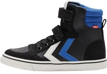 HUMMEL Slimmer Stadil HIGH JR Sneaker, Schwarz Carbon Black, 26 EU