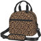 Lunchtasche mit Leopardenmuster, wiederverwendbare Leoparden-Geparden-Lunchbox für Jungen Mädchen, isolierte Kühltasche Lunchtasche mit Schultergurt für Schule, Büro, Picknick, Reisen