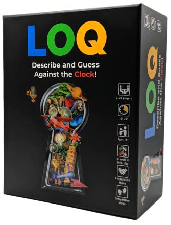 LOQ | Describe and Guess Against the Clock! | Award-Winning Word Game for 2–20 players | Family Fun | Board Game for Adults, Teenagers, Couples & Groups