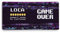 Schreibtischunterlage Papier. Custom Mousepad. Gaming Mauspad. Schreibtischunterlage. 800 * 400 * 2mm. Unterseite aus rutschfestem Gummi. Game Over