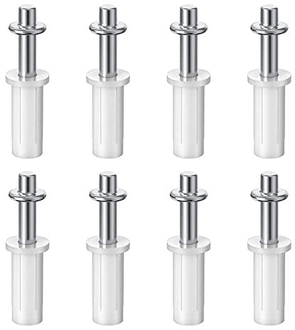 UFURMATE Bi Fold Door Top Pivot, 8 pezzi caricati a molla Bi Fold Armadio Porta Top Perni In Acciaio al carbonio Bifold Armadio Porta Parti di Riparazione per Porte Armadio Spessore 1-3/8 Pollici