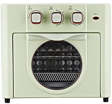 Electric Oven Home 18 Liters Large Capacity Multi-Functional Air Fryer Oven Two-in-One 1200W Electric Oven,Green