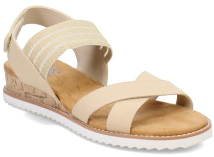 Skechers Damen Bob's Desert Kiss Shore Enough, Natürliches Textil, 39.5 EU