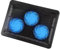 ASAB Laptop Cooling Pad with 3 Ultra Quiet Fans Portable Lightweight Laptop Cooler Pad Ventilated Support Adjustable Height and Dual USB Port Gaming Laptop Cooling Stand Fits 12 to 17 Laptops
