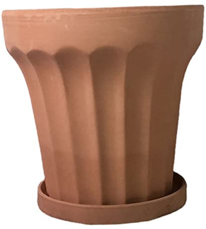 Milisten Jardinera Exterior Macetas De Barro para Plantas Jardineras De Terracota Ollas De Barro Maceta De Vivero Jardineras Exterior Maceta De Barro Cerámico Oficina Flores Cerámica Mini