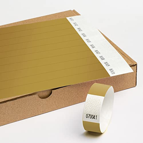 Einlassbänder aus Tyvek ohne Aufdruck 19 x 255 mm - 1000 Stück Party Eintrittsbänder - Selbstklebend und Wasserdicht Festival Armbänder - Club Bänder