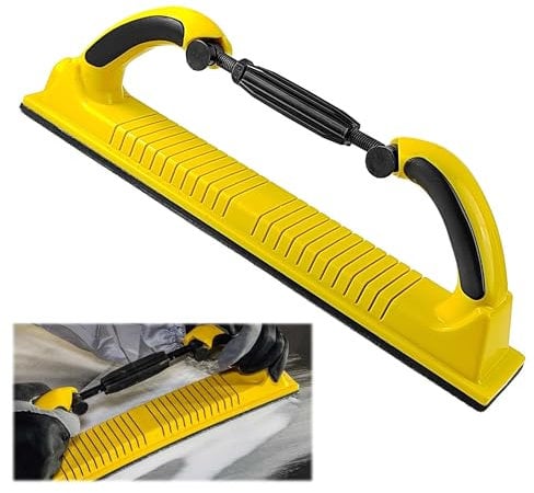 Professionale Blocco di Levigatura per Carrozzeria, Levigatura Strumento, Levigatrice Manuale, 70 x 400mm Carta Vetrata per Muro Blocco di Levigatura Manuale, per Levigare e Lucidare