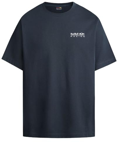 Red Bull Racing X Pepe Jeans Herren RBR Pit Stop Crew Tee T-Shirt, Blue (Dulwich Blue),