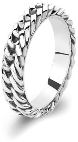 Rebel & Rose Silber Herrenring Hades RR-RG048-S-63 Ringgröße 63/20,1
