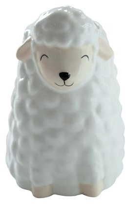 Sass & Belle Kleine Vase mit Schaf