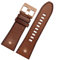 GAFNED Echtes Leder -Uhrband für Diesel Uhrengürtel DZ4476/4482 DZ7408 7406 4318 Riemen 22 24 26 28 mm großer Männer Handgelenk Uhr Band(15 Brown Rose gold,26mm)