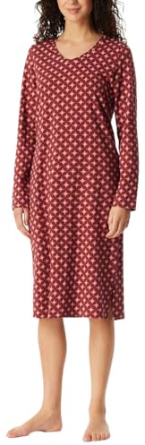 Schiesser Damen Schiesser Damen Nachthemd Langarm Weiche Baumwolle Bigshirt mit Taschen - Nightwear Nachthemd