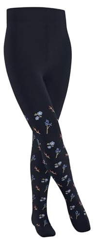 FALKE Unisex Kinder Little Flowers Strumpfhose Baumwolle atmungsaktiv