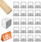 36 Pcs Chair Leg Floor Protectors Silicone Chair Leg Covers Caps Stool Leg Protectors Square Chair Leg Protection Covers Furniture Feet Protectors Pads, No Scratches and Noise(Small)