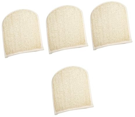 NIYANGLE 4pcs Shower Exfoliating Glove Body Scrubber Glove for Men Women Bath Brush Exfoliating Mitt Deep Clean Skin