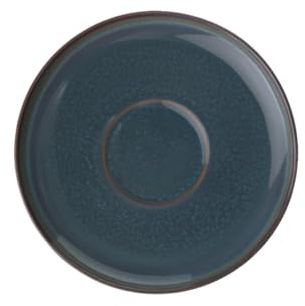 like. by Villeroy & Boch Crafted Denim Untertasse, ⌀15 cm, blau (Packung mit 6)