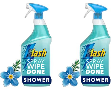 G SALES by Spray Wipe Done 800ml (Pack Of 2) (Flash Spray Wipe Done Shower 800ml)