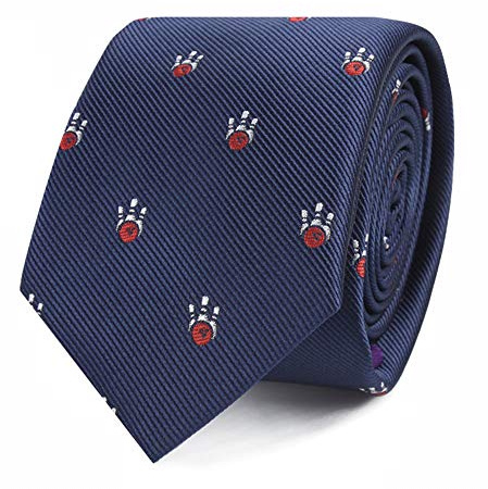AUSCUFFLINKS Sports & Specialty Neckties | Ties for Men | Woven Skinny Neckties | Present for Work Colleague