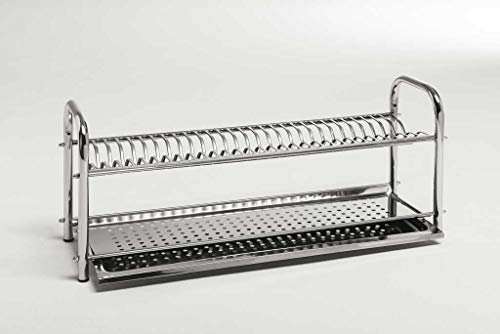 l'ArredoPratico - Escurreplatos de Acero Inoxidable con Bandeja de 60 cm, única