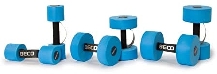 BECO AquaHantel Set 6-tlg., S, M, L für Aqua Fitness, Aquajogging und als Schwimmhilfe