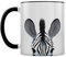 Inquisitive Creatures Tasse Zebra Deux Tons Blanc