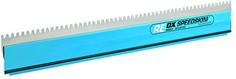 OX Speedskim Stainless Steel Notched Rendering Blade only - REBL900mm