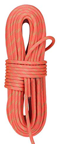 ZXLLAFT-SW Outdoor Kletterseil, 10Mm X 50M (164 Fuß) High Strength Cord Sicherungsseil, Flucht Seil Ice Climbing Equipment Feuer-Rettung,Orange