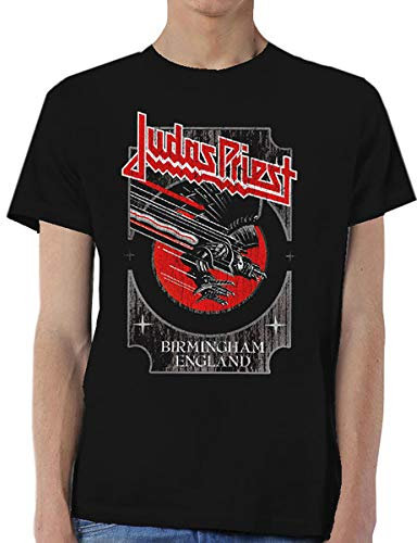 Rock Off Judas Priest Screaming for Vengeance Officiel T-Shirt Hommes Unisexe (Large)