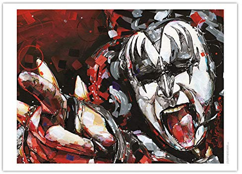 Kiss Gene Simmons Druck (70x50 cm)