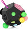 VCOSTORE Fidget Cube mit 12 Seiten, Infinity Cube Fidget Anti Stress Würfel Spielzeug für Erwachsene Kinder mit ADHS,ADD,ASD,ADHD
