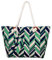 MASADA Badetasche XXL Familie Strandtasche Damen Beach bag groß mit Reißverschluss - Python