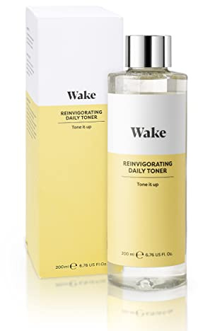 Wake Skincare Reinvigorating Daily Toner with Witch Hazel and Allantoin -Toner for Face - Toner for Oily Skin - Hydrating Toner - 200ml