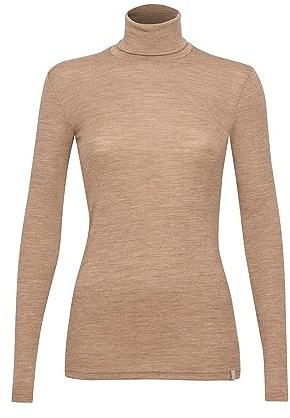 Dilling Merino Langarmshirt Damen – Merinowolle Longsleeve Langarm Shirt | 100% Bio-Merinowolle, temperaturregulierend & atmungsaktiv – Langarm-Unterhemd für Damen, Outdoor und Alltag