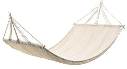INLIFE Hängematte Hängemattengestell Hängeliege Hängematten Cream,2.88kg,40807