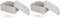 Unitec Aufputz-Abzweigkasten, Abzweigdose, Installationsgehäuse, 175 x 151 x 95 mm, Spritzwasser- und Staubschutz nach IP65, schraubbarer Deckel, 2er Pack (weiß)