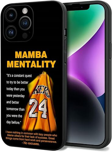 Basketball Legend Player Classic Pattern Designed for iPhone 15 Pro Max Case, Compatible with iPhone 15 Pro Max Case 6.7 inch, Soft Silicone Protective Cover, Anti-Scratch Shockproof Phone Case