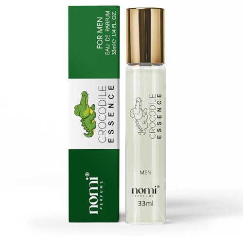 Nomi Perfume für Herren, 33 ml, (CROCODIL ESSENCE) Eau de Parfum mit 20% Duftölen, Parfum für Fahrer und Fahrzeug, Lang anhaltender Duft