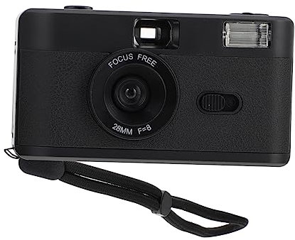 LIFKICH Appareil Photo Réutilisable Appareil Photo Argentique Vintage sans Batterie Rétro avec Flash Intégré