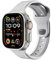 LULULOOK FKM Sport Correa Pulsera para Apple Watch ultra 2 49mm 46mm 45mm 44mm 42mm pulsera de reemplazo de hebillas impermeables para iWatch series 10 9 8 7 se 6 5 3 2 1(Gris de la luna)
