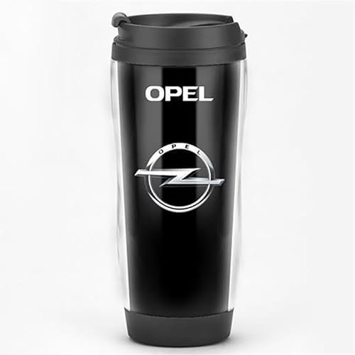 BAUFAS Thermobecher Kaffeebecher, FüR Opel Zafira 2011-2019 Auslaufsicherer kaffeebecher Thermosflasche Reisebecher, für den Innen- und Außenbereich,A